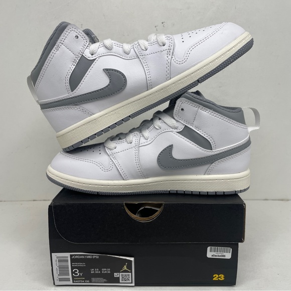 Nike Air Jordan 1 Retro Mid PS “Neutral Grey” 2023 - Picture 3 of 4